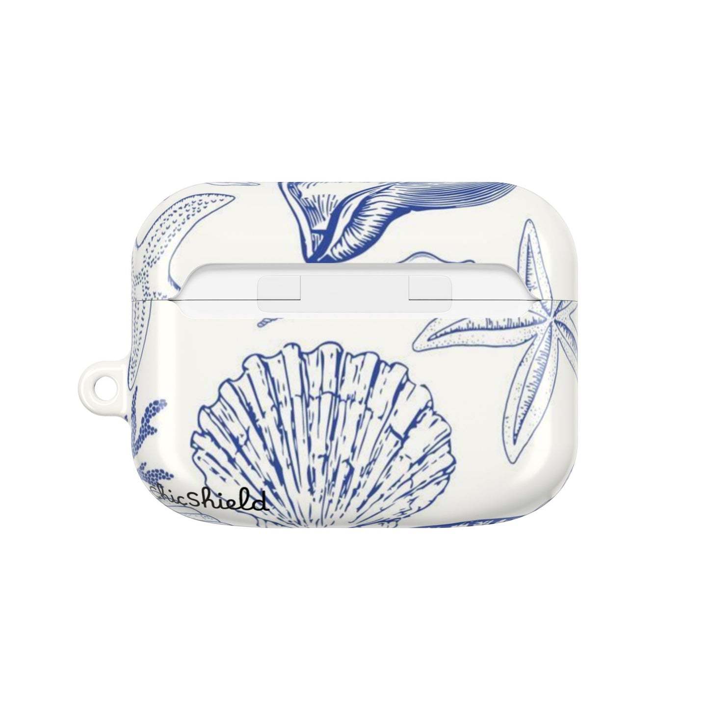 Coastal Nautical AirPod Case - Ocean-Inspired Shell Design