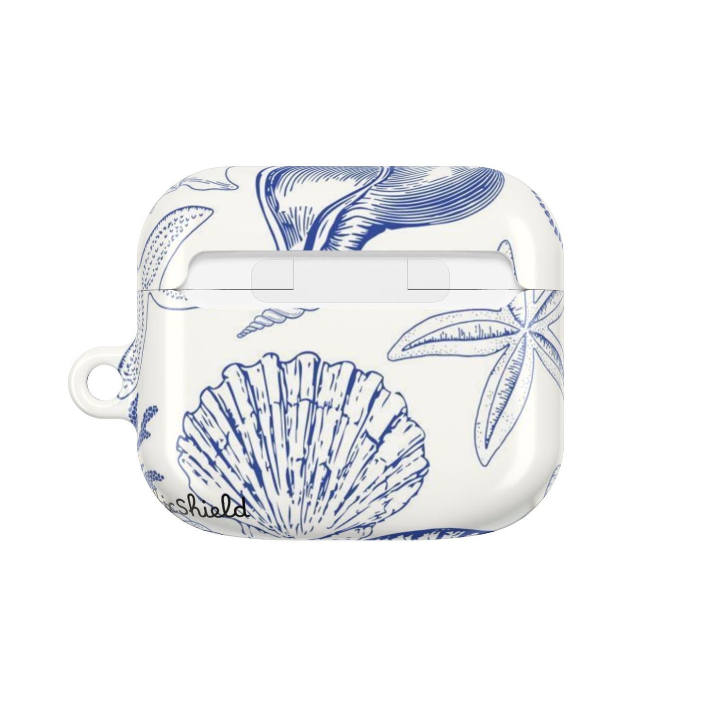 Coastal Nautical AirPod Case - Ocean-Inspired Shell Design
