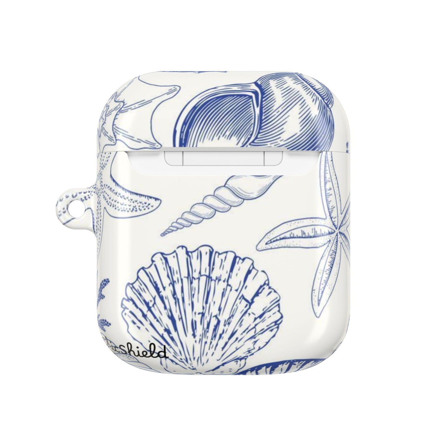 Coastal Nautical AirPod Case - Ocean-Inspired Shell Design